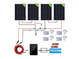 300W-2KW离网高频逆变电源系统